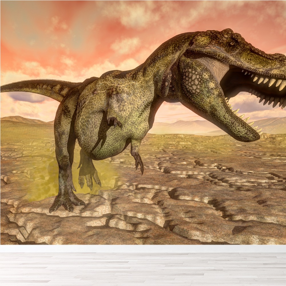 Tyrannosaurus, T-Rex Dinosaur Wall Mural Wallpaper