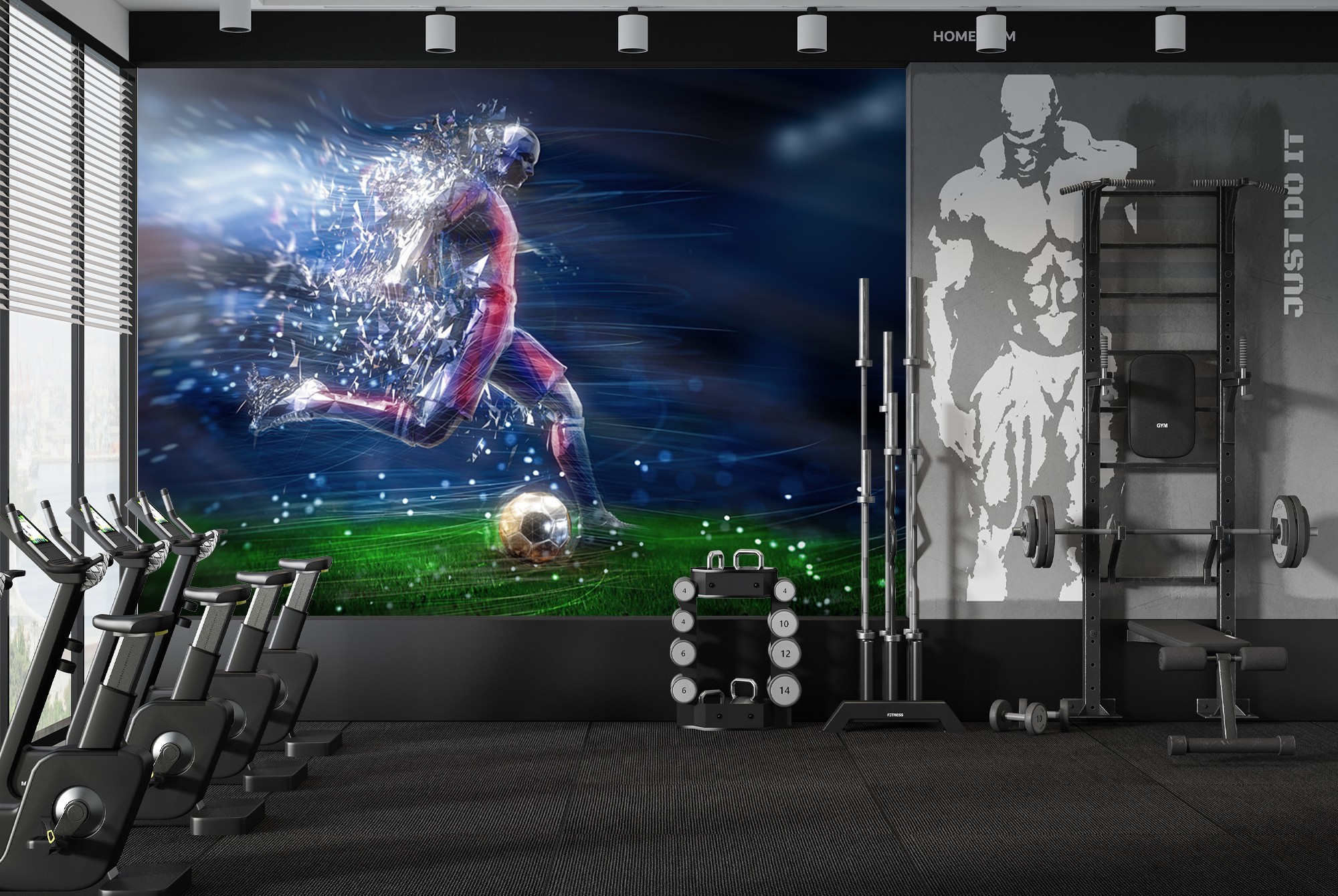 Football Wall Mural 