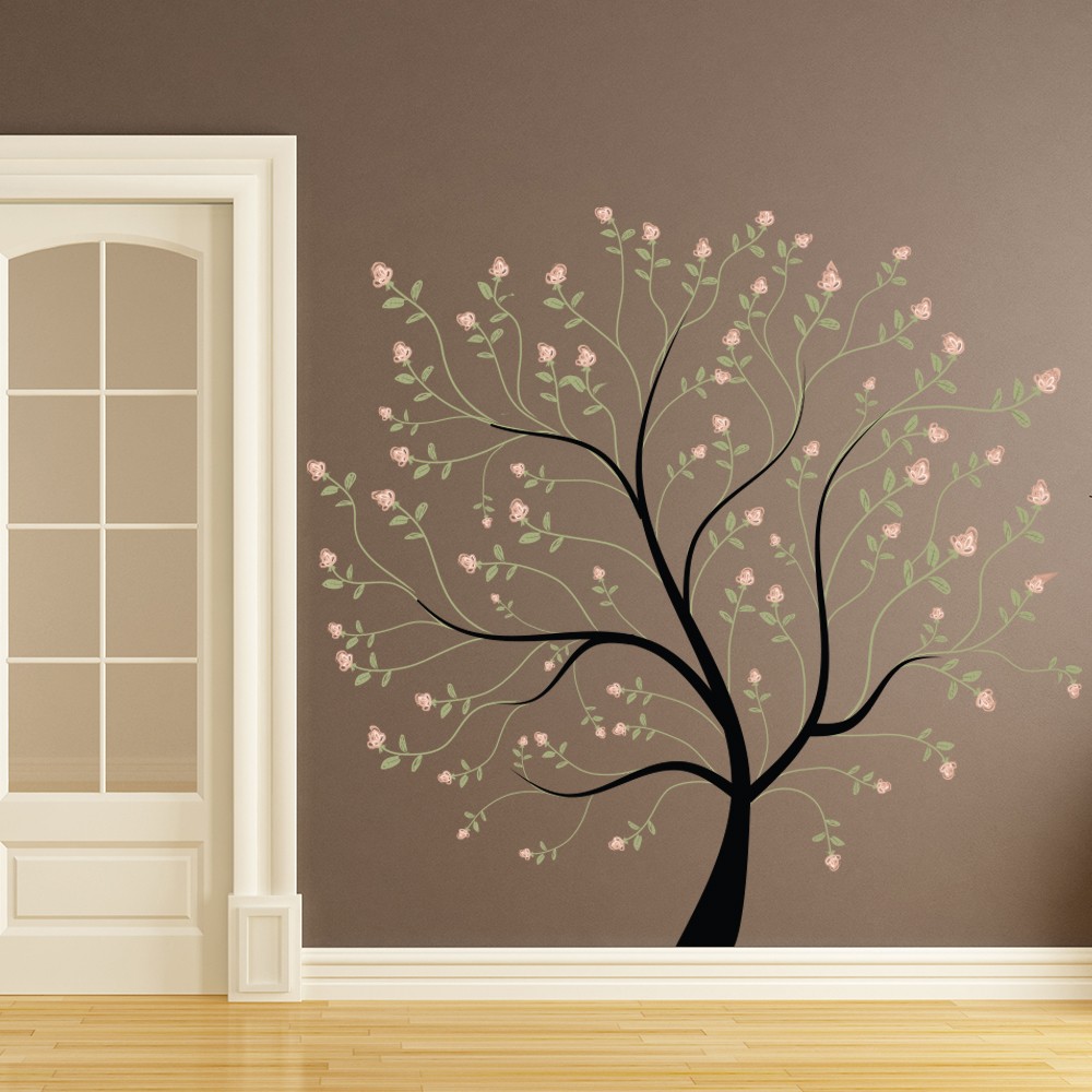 Tree Wall Decals - Cherry popular Blossom Tree Decal - Elegant Style - LARGE