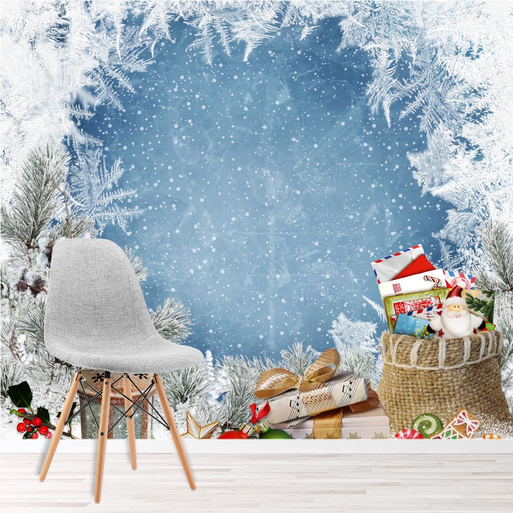 Winter Wonderland Christmas Wall Mural Wallpaper