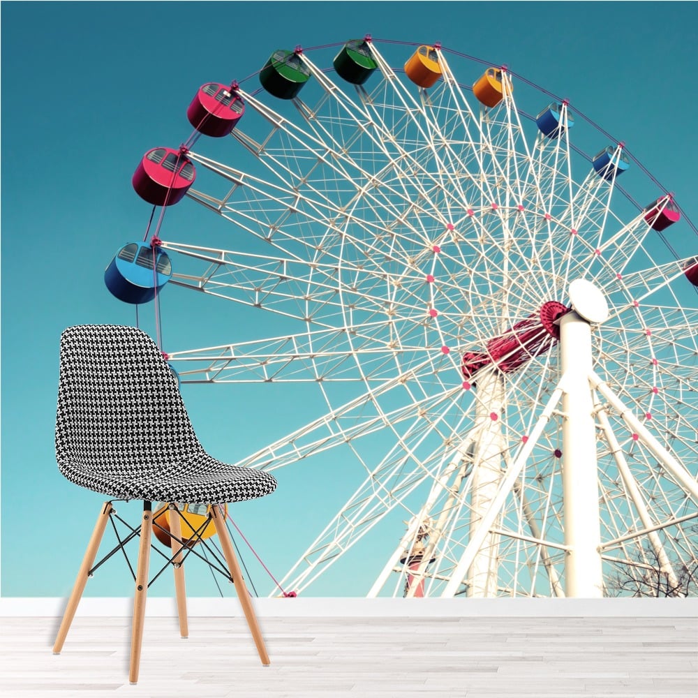 Ferris Wheel Fun Fair Wall Mural Wallpaper