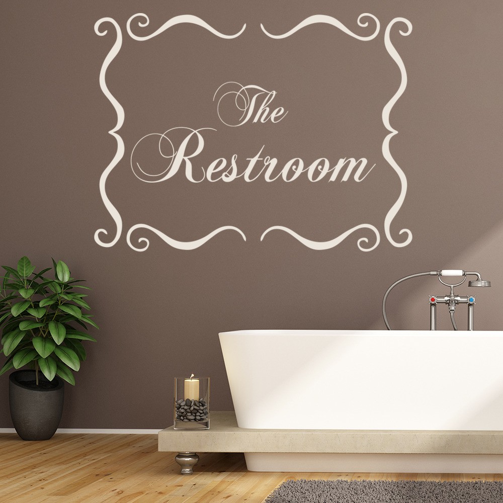 The Restroom Toilet Bathroom Wall Sticker