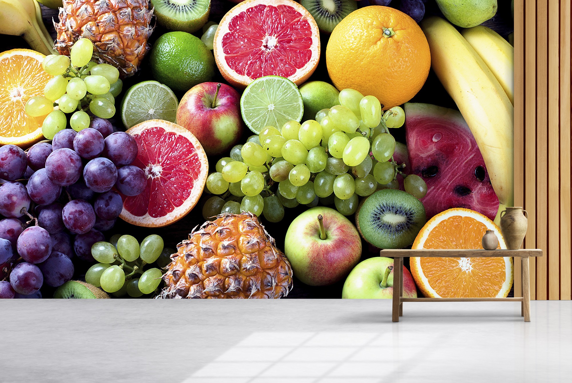 Fresh Fruit Kitchen Wall Mural Wallpaper