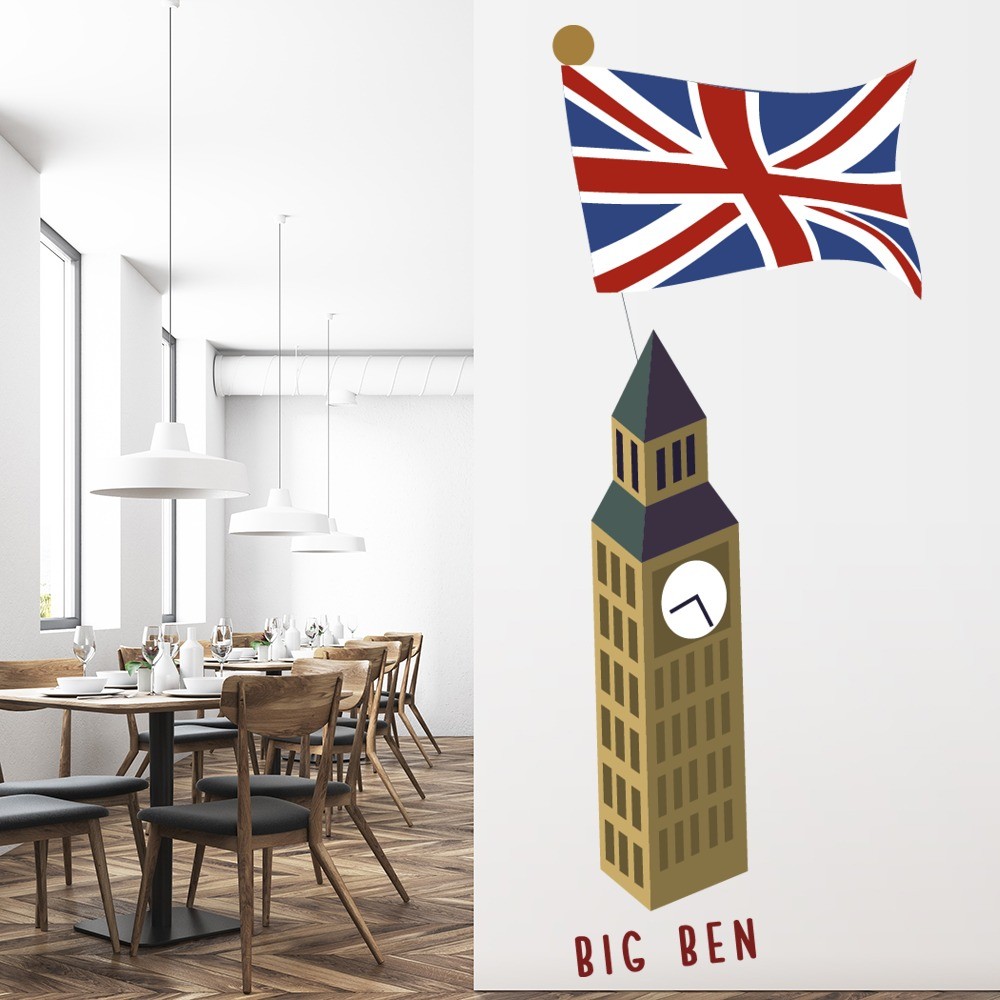 big ben wall sticker