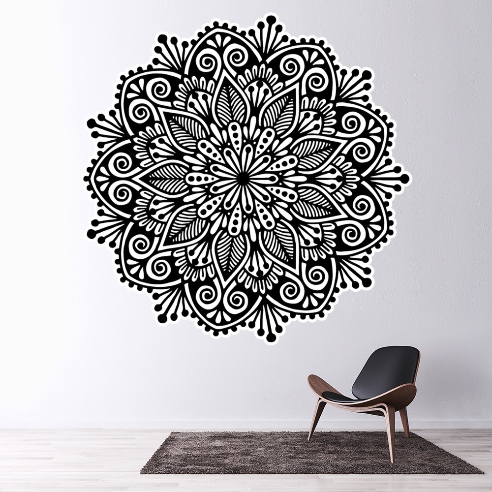 Flower Mandala Wall Sticker by Chanelle Maggs