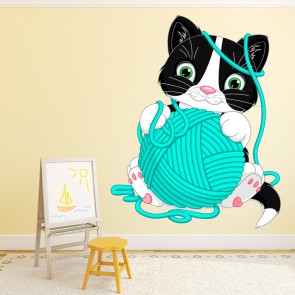 Shop House Cat Wall Stickers - ICON