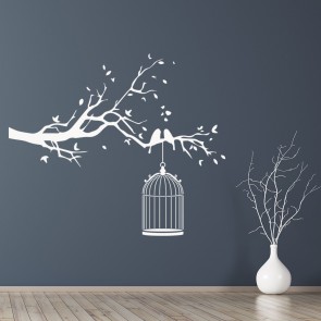 Shop Bird Cage Wall Stickers - ICON