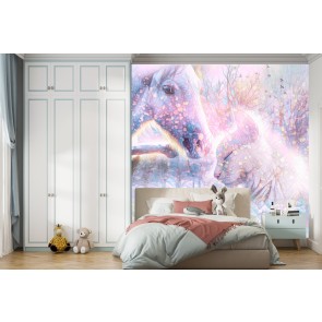 Cat Watercolor Wallpaper Peel and Stick Wall Mural Removable 