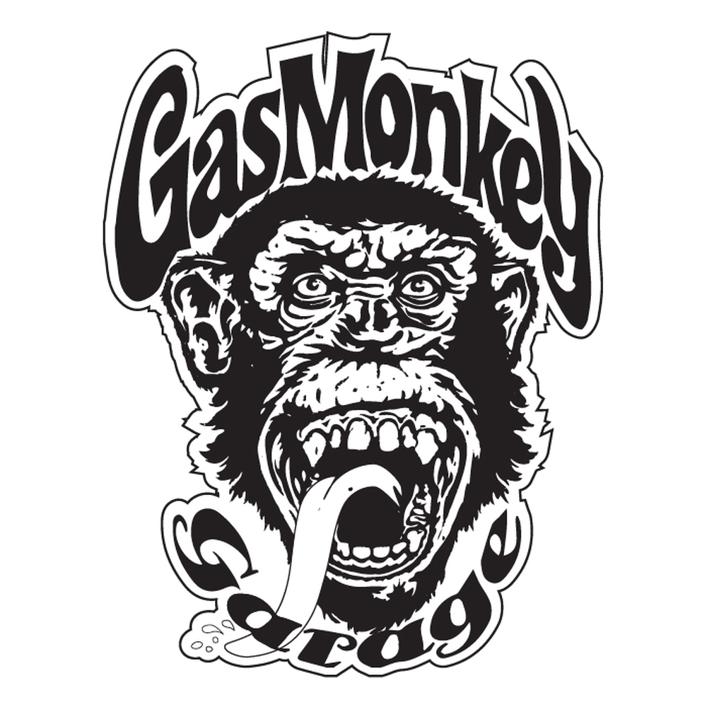 Gas Monkey Wall Sticker TV Logo Wall Decal Garage Home Decor